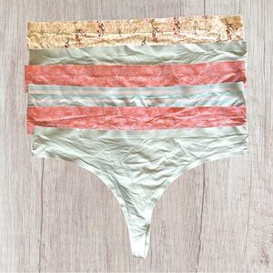 NWOT Honeydew Sandra Assorted Thong BUNDLE size XL